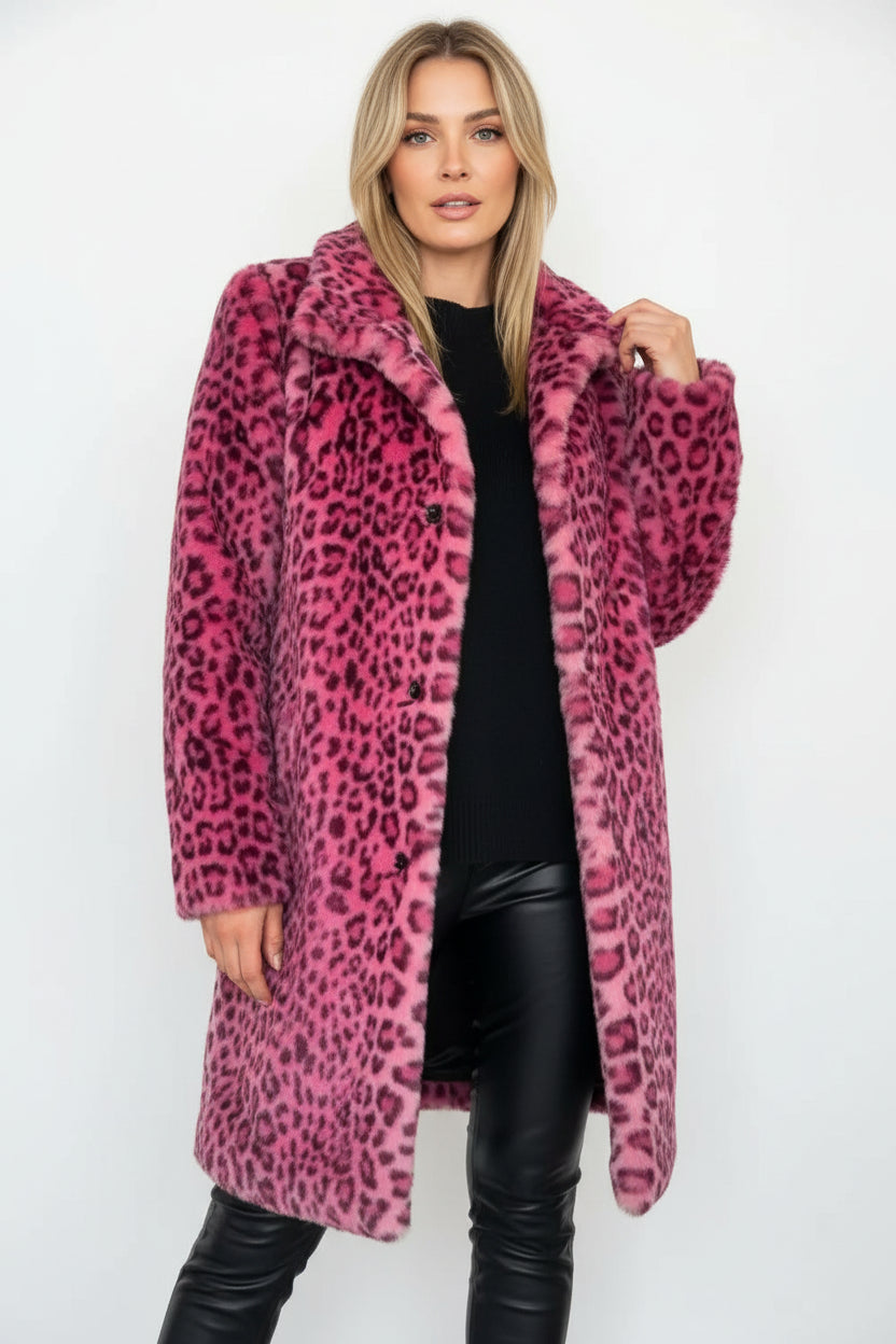 Letizia │ Elegant Leopard Coat
