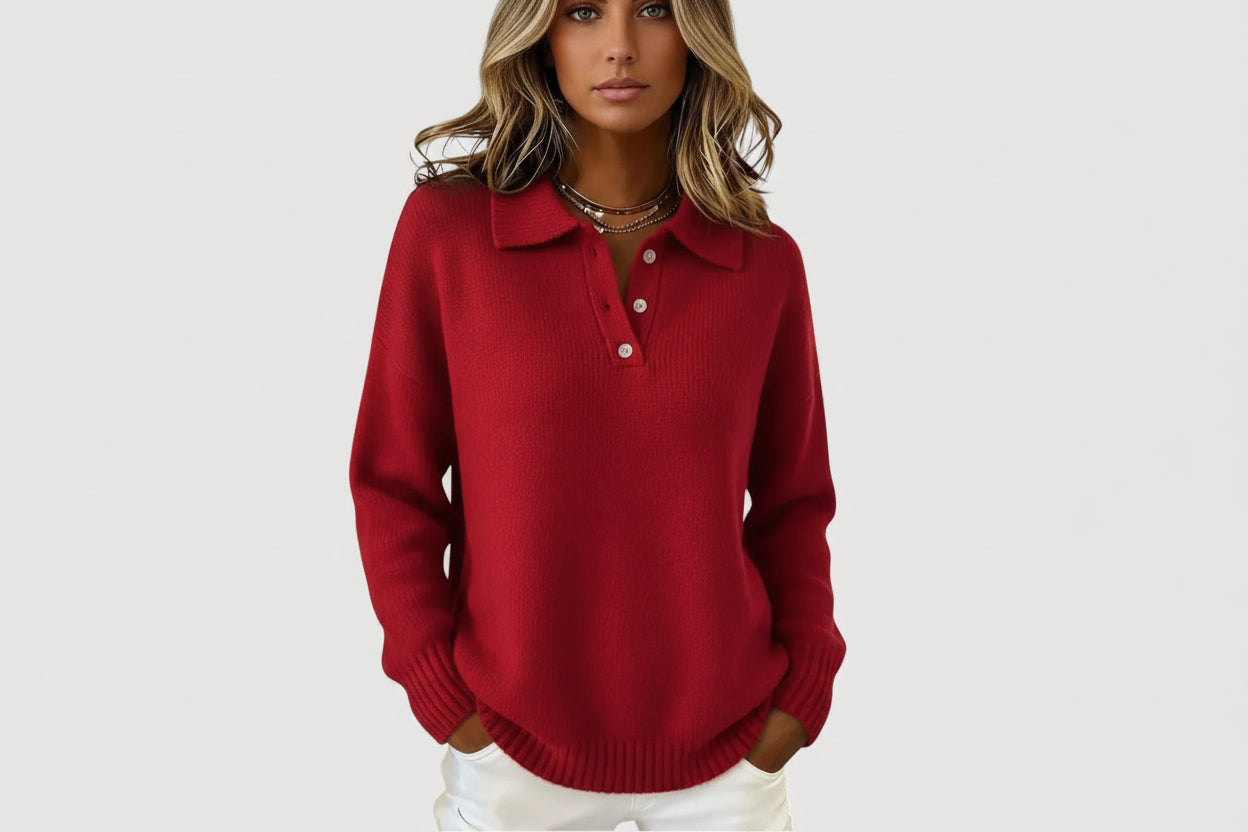 ISABEL – COSY COLLARED KNIT