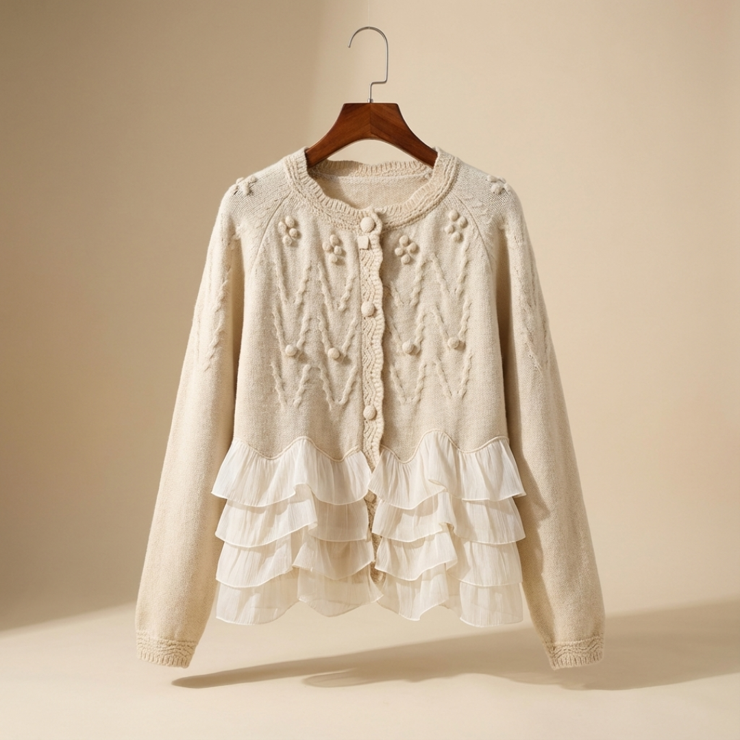 Natalie- Ruffle Cardigan™