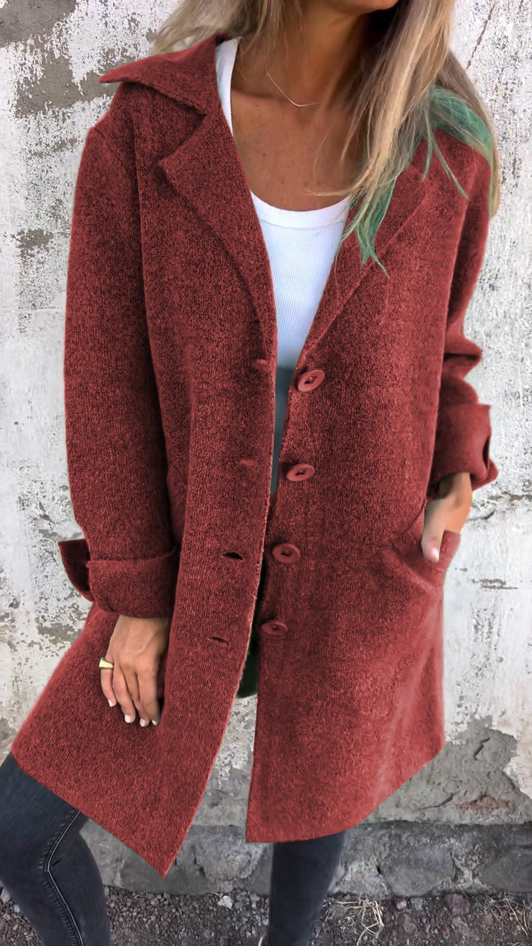 Sienna | Effortless Long Lapel Coat