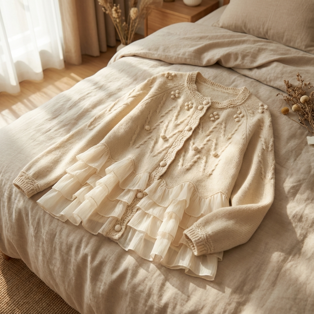 Natalie- Ruffle Cardigan™