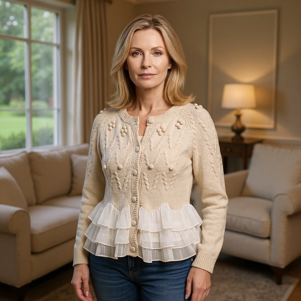 Natalie- Ruffle Cardigan™