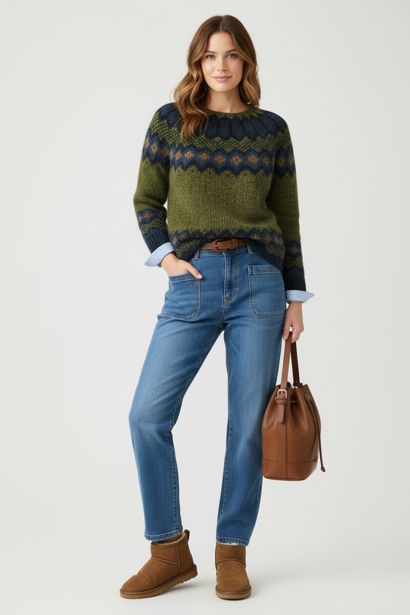 Jessica™ | Heritage Nordic Knit Jumper