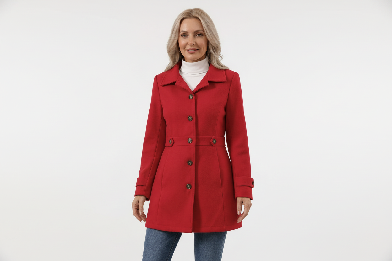 Avery | Timeless Wool Coat with Elegant Comfort