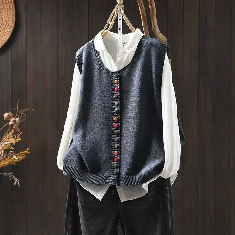 Claire | Sleeveless Knitted Vest