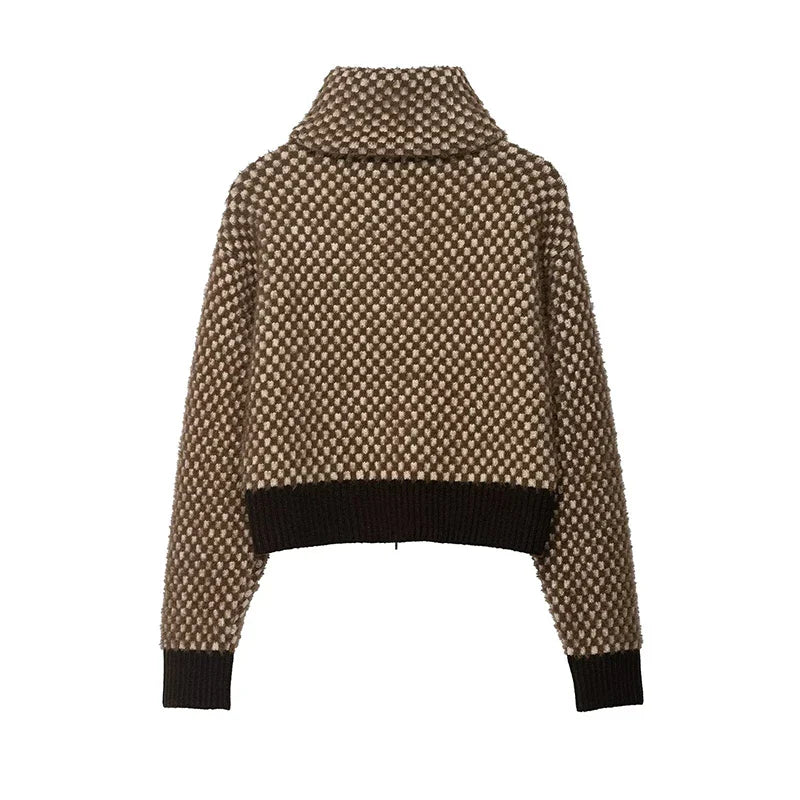 Janine- Spliced knit Jackets