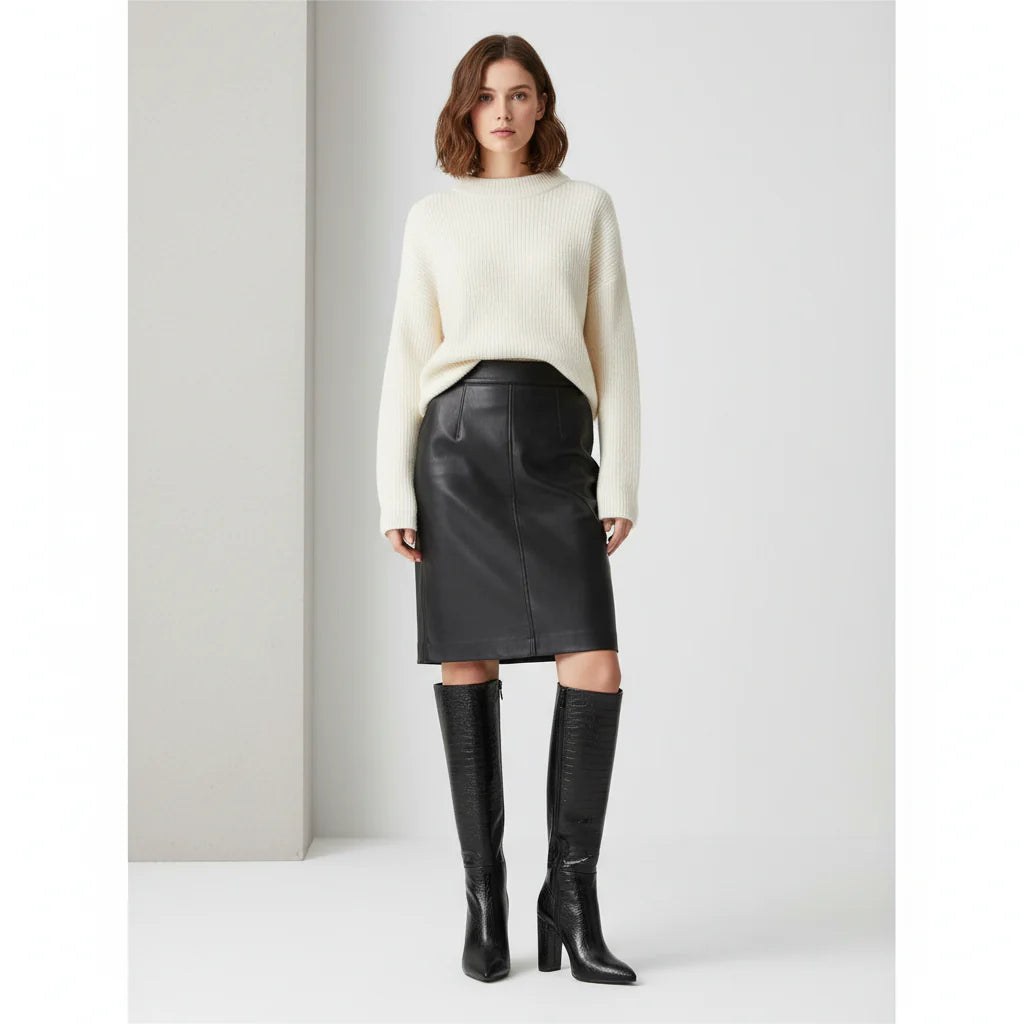 Aniek- Long Boots, high heel