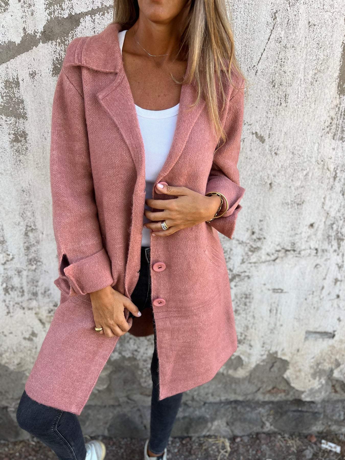 Sienna | Effortless Long Lapel Coat
