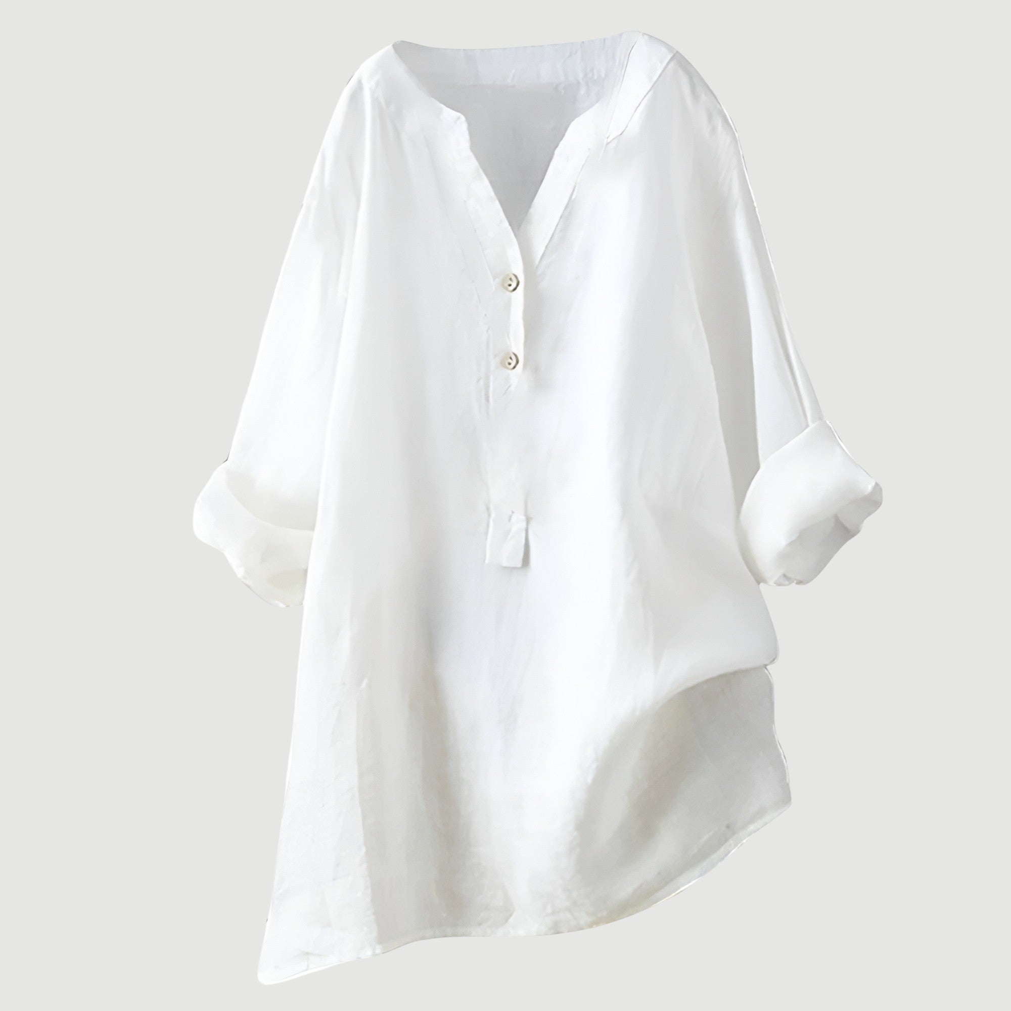 Freja™ – Lightweight and Comfortable Linen Shirt with Buttons