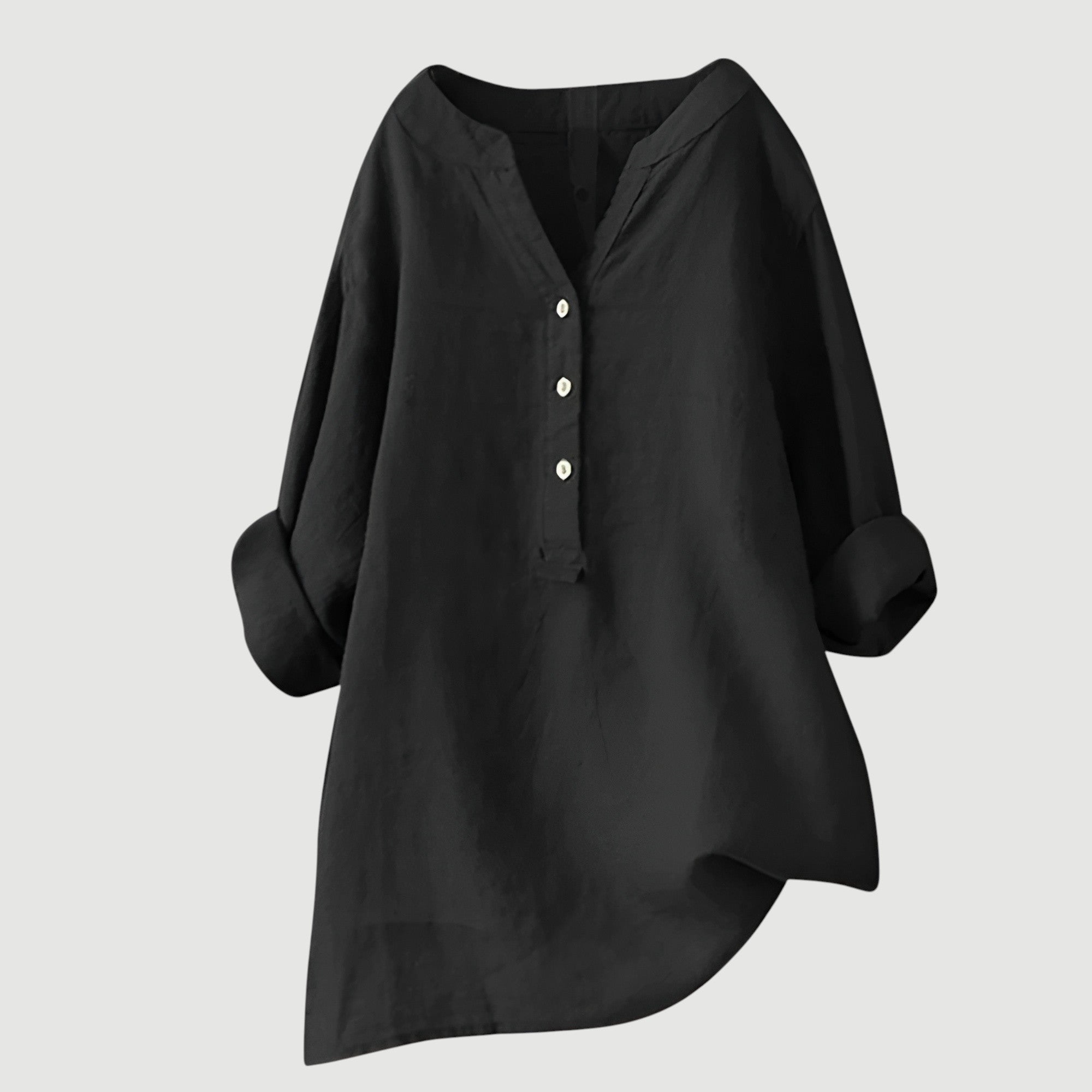 Freja™ – Lightweight and Comfortable Linen Shirt with Buttons