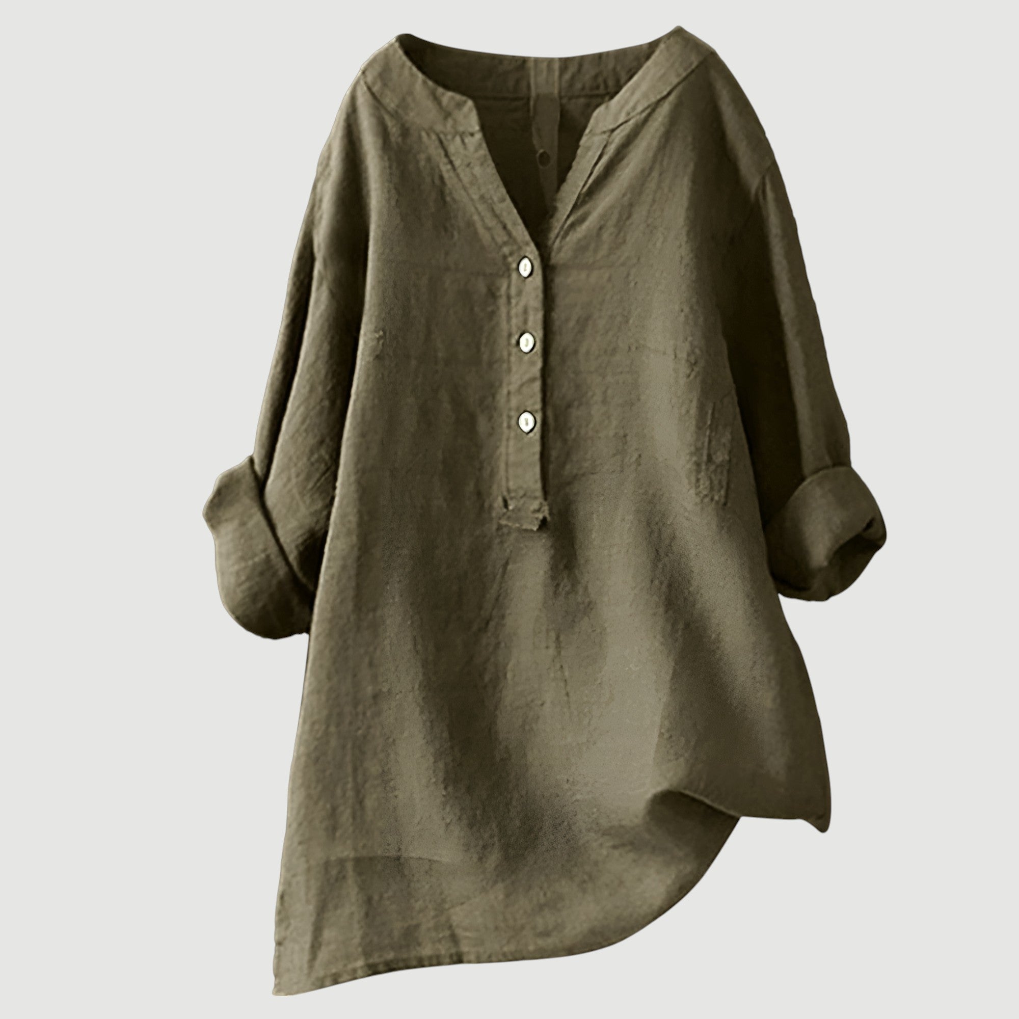 Freja™ – Lightweight and Comfortable Linen Shirt with Buttons