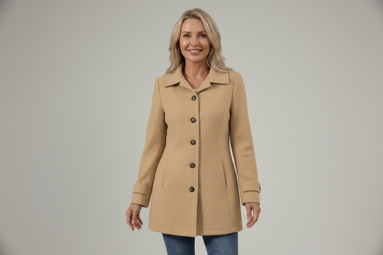 Avery | Timeless Wool Coat with Elegant Comfort