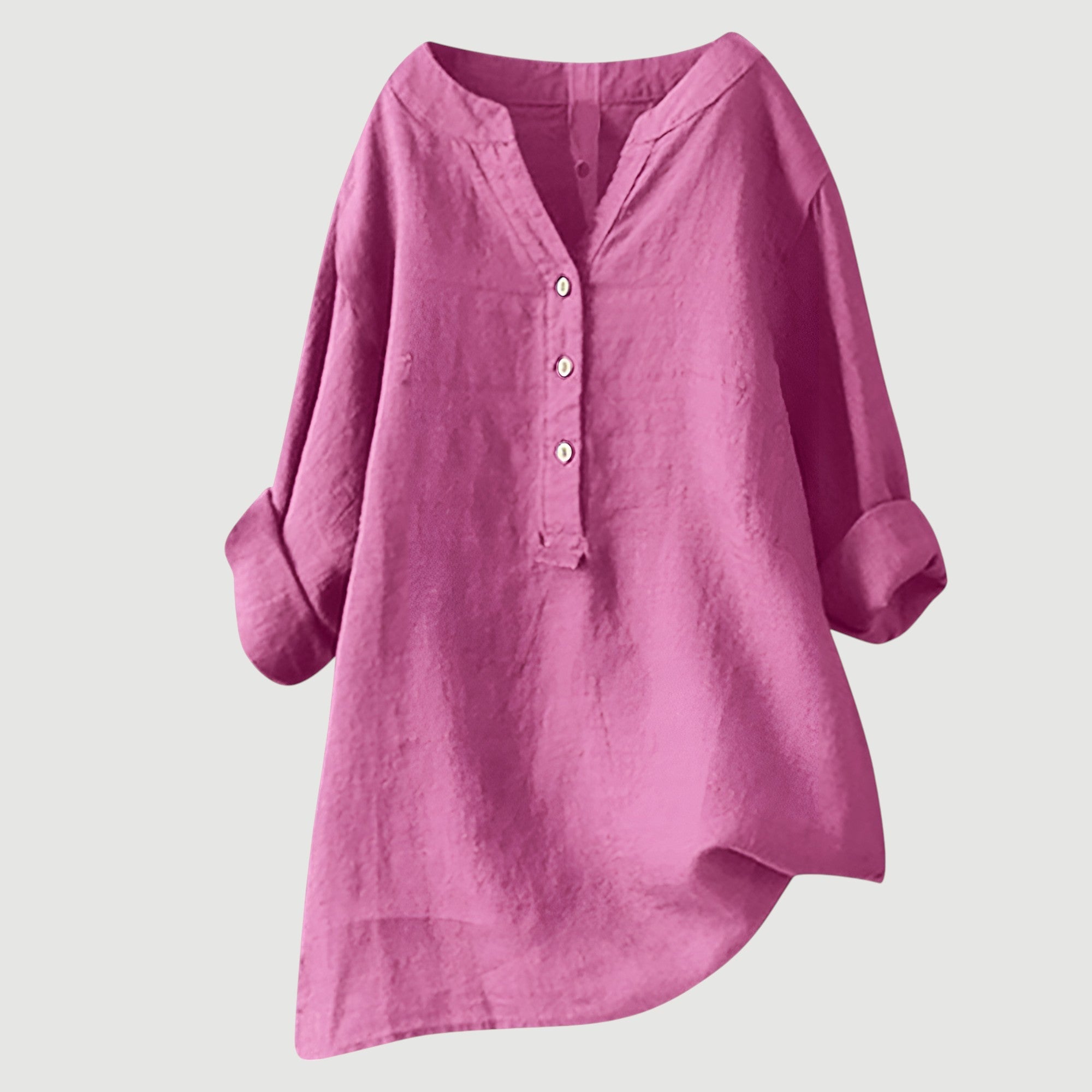 Freja™ – Lightweight and Comfortable Linen Shirt with Buttons